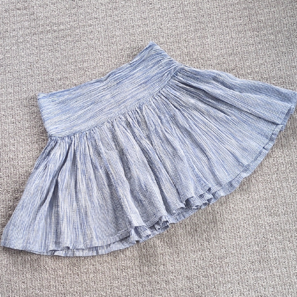 ADORABLE French Connection 100% Cotton Tiered Mini Skirt, Size 8